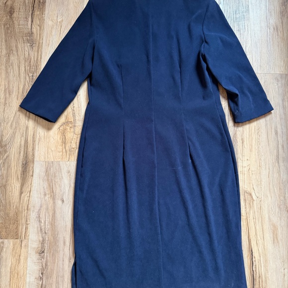 Vintage Northern Reflections Navy Blue Dress - Picture 3 of 7